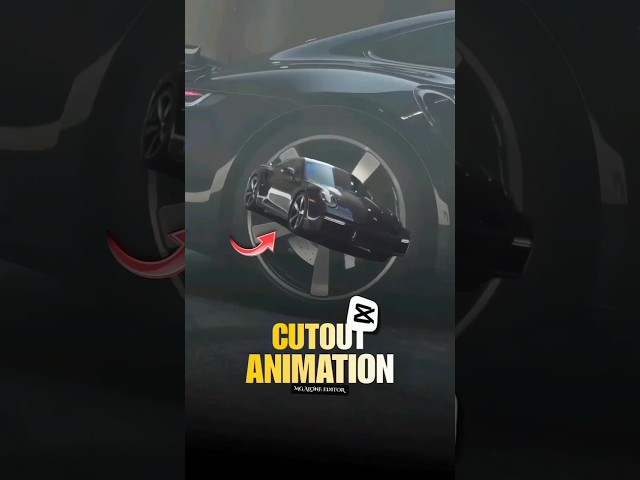 CUTOUT ANIMATION TUTORIAL | CAPCUT EDITING TUTORIAL | #shorts #tutorial #edit #viral #trending