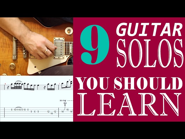 9 SOLOS to Get Past the INTERMEDIATE Stage (From Easy to Hard)