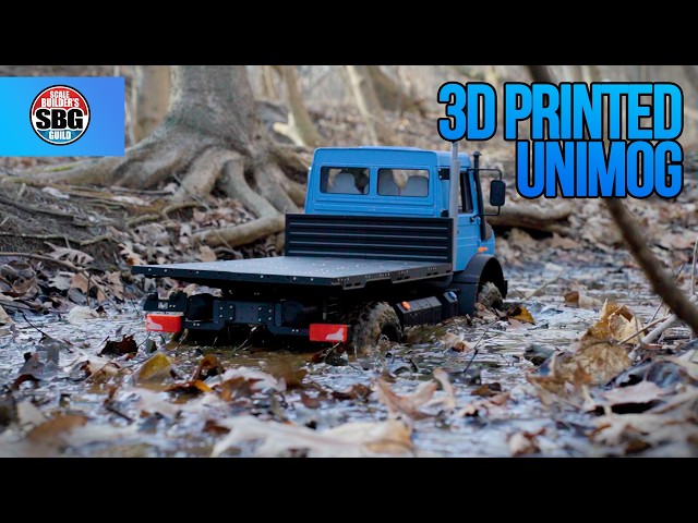 Large 3D Printed Unimog in Deep Mud - Will it Make it?!