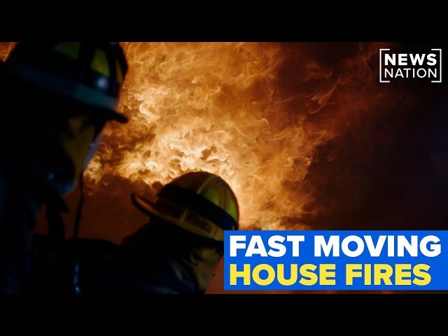 Firefighters battle fast-moving house fires | American Inferno