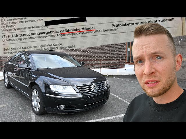 I find out the real reason why the 1500€ V10 Phaeton was so cheap!