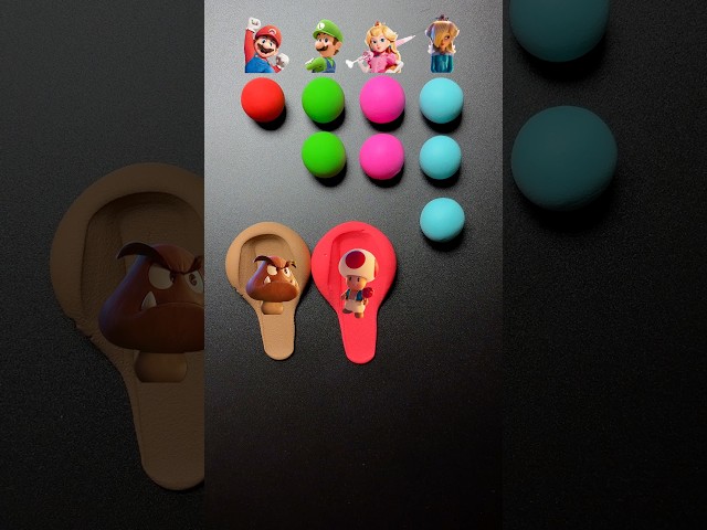 Mario Brother and two Princess#thesupermariogalaxymovie #mario #peach #rosalina #satisfying