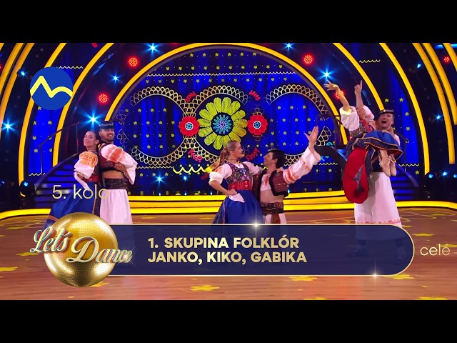 1. Folklórny tím Janko, Gabika, Kristián: 5. kolo (celé) | Let's Dance 2026