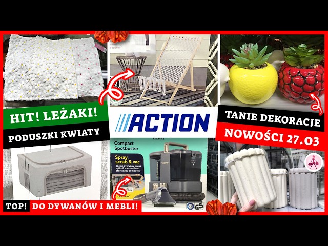ACTION hit leżakiI! 😍 ODKURZACZ PIORĄCY! 😱 Cudne poszewki kwiaty 🌸 Ile nowości! 😍