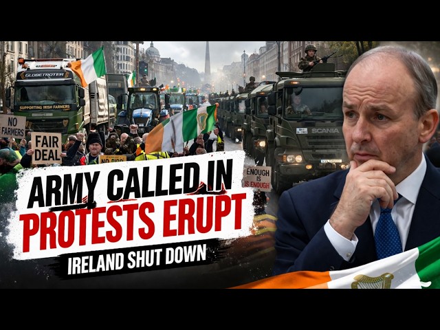 Army Called In as Dublin Protest Shuts Down City — Ireland Reaches Breaking Point