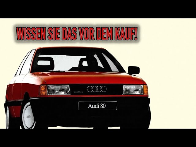 Warum habe ich Audi 80 B3 verkauft? Nachteile eines gebrauchten Audi 80 1986-1991 mit Kilometerstand