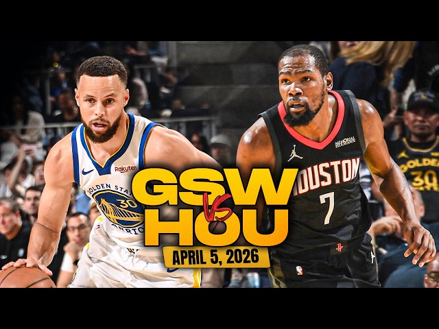 Golden State Warriors vs Houston Rockets Full Game Highlights | April 5, 2026 | FreeDawkins
