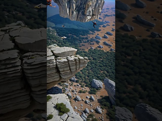 Free Fall 😱 Along the rocks Sharr Mountains aiclip