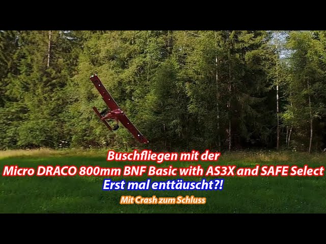 Micro DRACO 800mm BNF Basic with AS3X and SAFE Select (Testbericht)