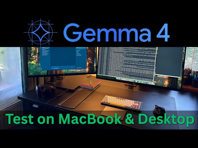 Gemma 4 - I Tested it on My Laptop and Desktop