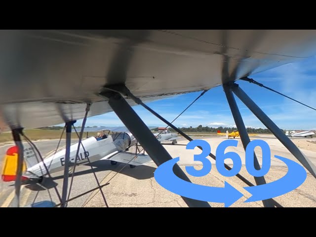 Exhibición FIO 5 abril 2026 Fundación Infante de Orleans Airshow VR 360° Bucker Jungmann