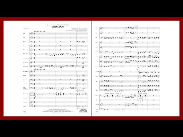 Soda Pop (from KPop Demon Hunters) | Arr. Johnnie Vinson | Young Concert Band