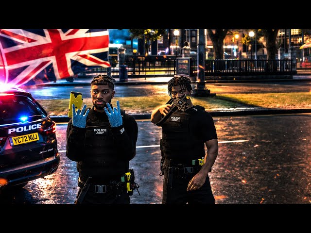 Trolling players as PD in UK server [GTA 5R RP]