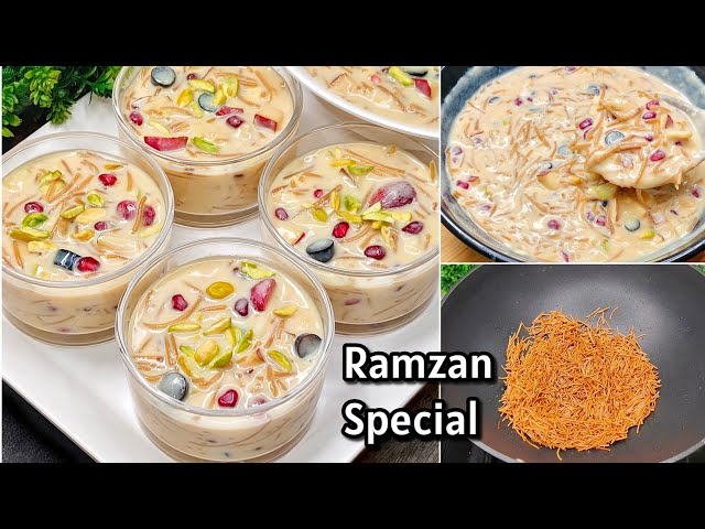 Ramadan Special Dessert Recipes | Seviyan Fruit Custard | Ramzan Special Iftar Recipes | Eid Recipe 