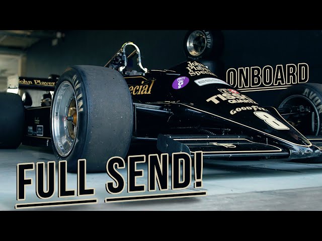 Onboard: ex Nigel Mansell’s Lotus F1 car | Pure HQ V8 engine sound