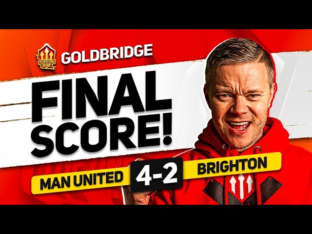 Mbuemo MASTERCLASS! MAN UNITED 4-2 BRIGHTON! GOLDBRIDGE MATCH REACTION