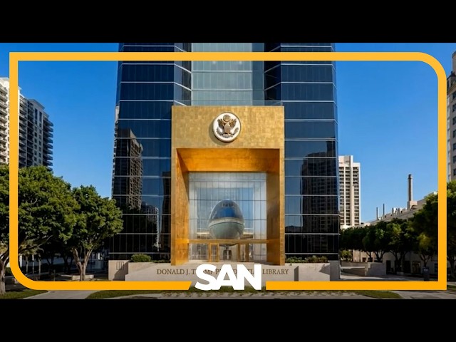 Trump unveils renderings for Miami presidential library, museum