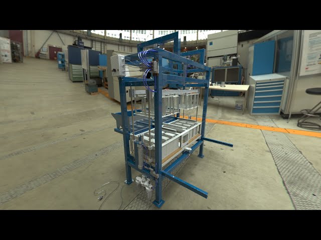 Automated brick maker machine