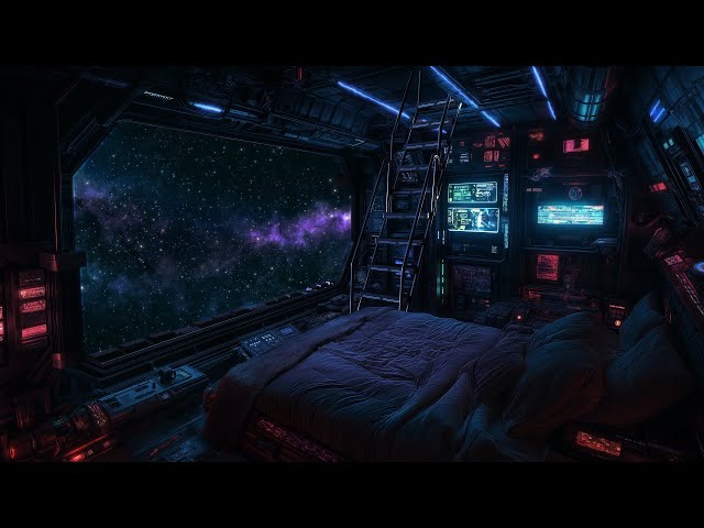 🎵 Private Interstellar Suite in Deep Space | Ambient Music and Deep Space Sounds | HD | LIVE