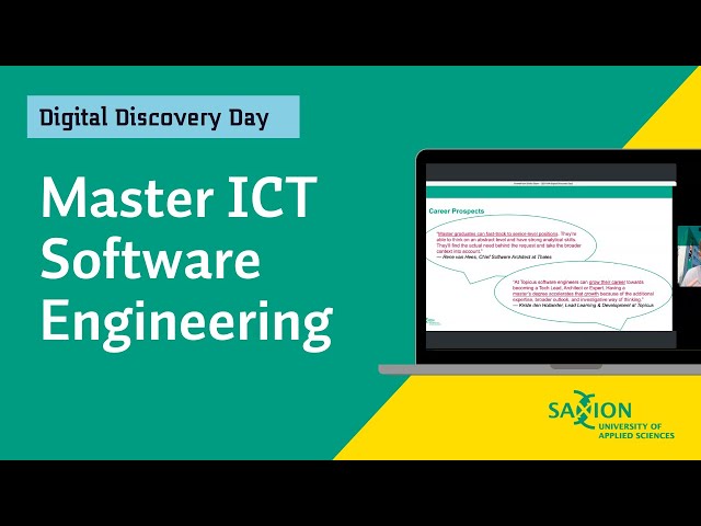 Digital Discovery Day | Master ICT: Software Engineering at Saxion