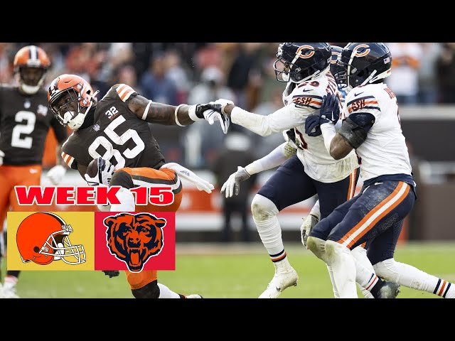 Cleveland Browns Vs Chicago Bears Full Game Highlights  | NFL 2025 Season Week 15 | NFL HIGHLIGHTS