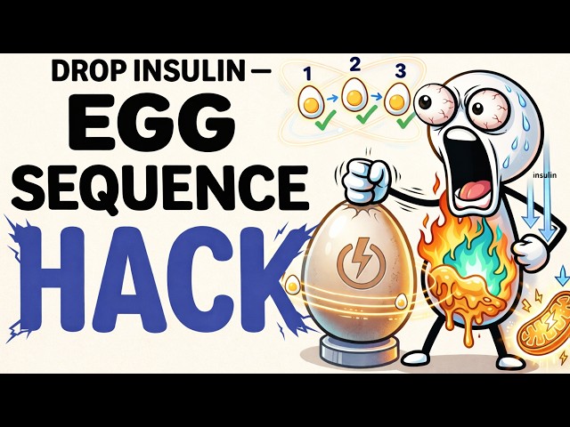 Science Explained: The "Egg Sequencing" Hack to Drop Insulin & Burn Belly Fat (Try It For 1 Day)