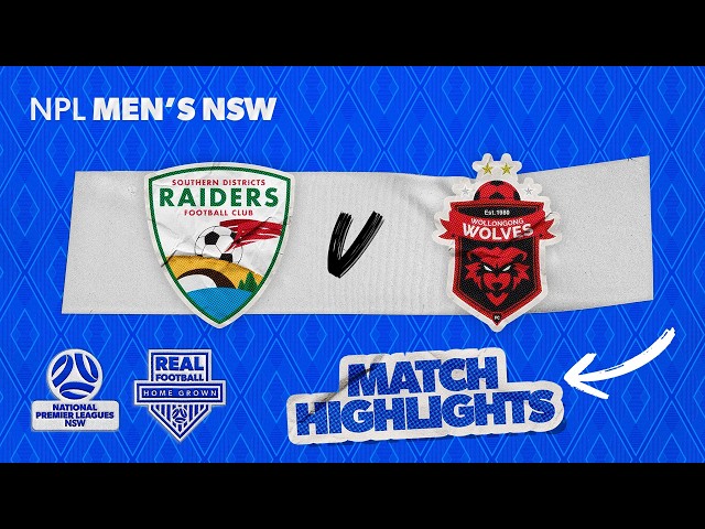NPL Men's NSW Round 9 Highlights – SD Raiders v Wollongong Wolves