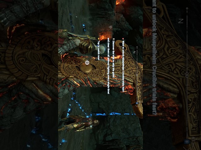 Skip All Fights in Crucible Trials! Secret Trick in God of War Ragnarok 🔥  #godofwarragnarok #shorts