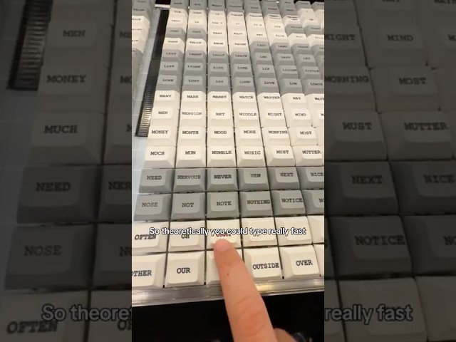 trying all the crazy keyboards at open sauce!