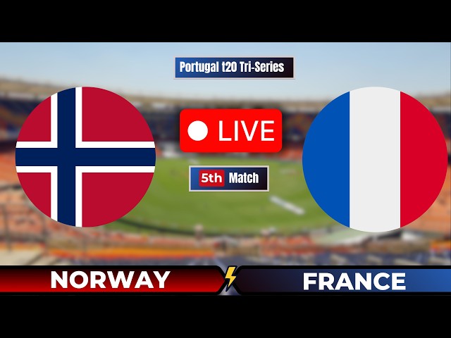 Norway vs France LIVE 🔴 | NOR vs FRA Live | Portugal T20I Tri-Series 2026 | Live Score & Commentary