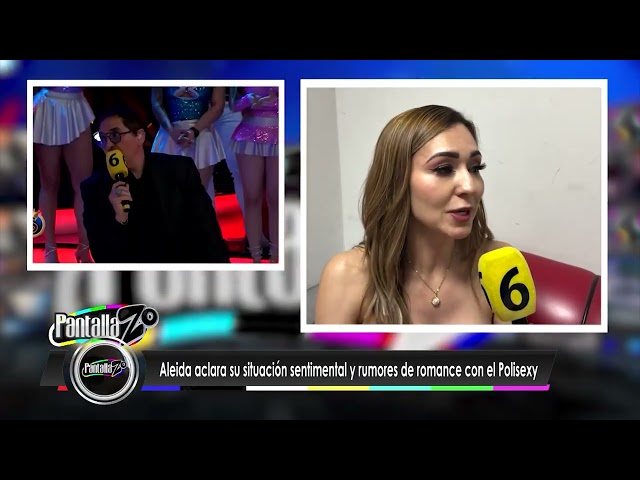 Aleida aclara rumores de romance con el Polisexy | Pantallazo