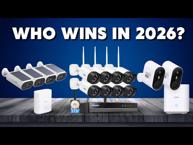 "Top 5 BEST Security Cameras (2026) – NO Monthly Fees & 2K Night Vision!"