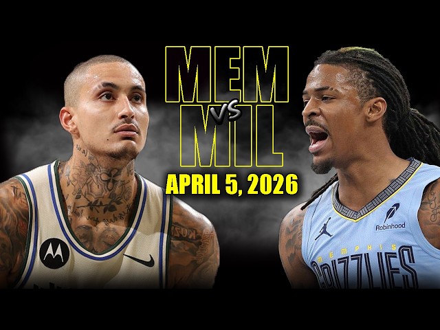 Milwaukee Bucks vs Memphis Grizzlies Full Game Highlights – April 5, 2026 | NBA Season