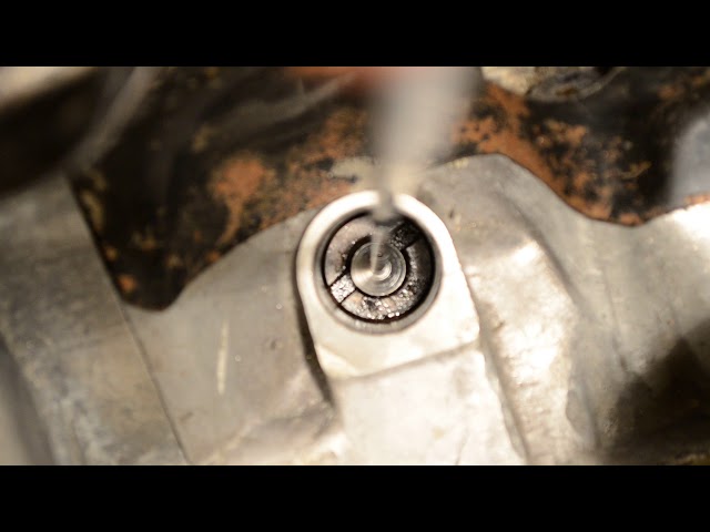 Installing distributor drive gear on a VW bus