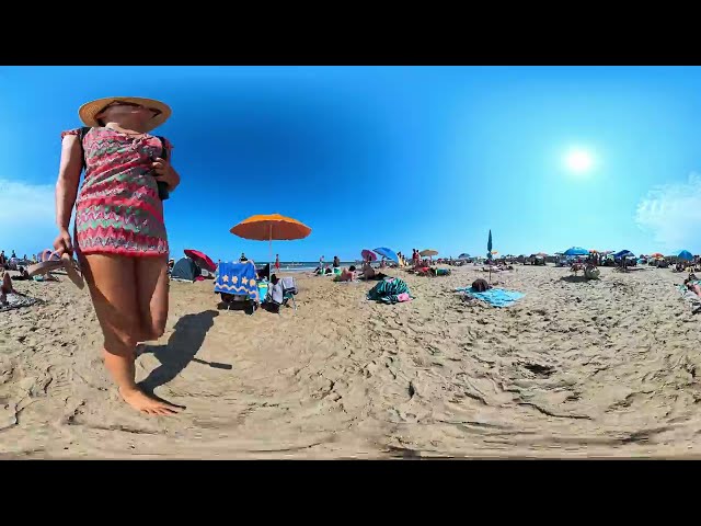 🧘 Forget about stress. Our VR walk on Playa de la Patacona | VR360 8K