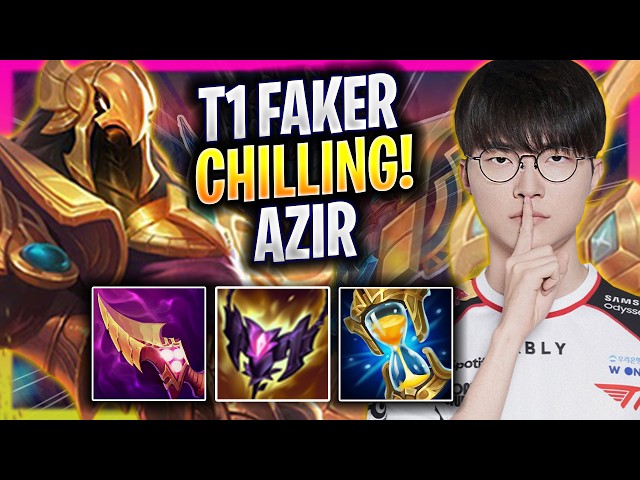 FAKER CHILLING WITH AZIR! - T1 Faker Plays Azir MID vs Yasuo! | Season 2026