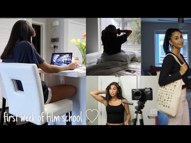 first week of film school! | chapman university