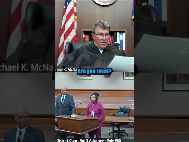 Woman With 23 Violations Yawns During Court Hearing