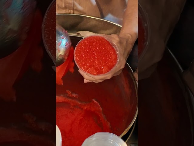 What Is This Bright Red Thai Street Drink? #food #streetfood #foodshorts #phuket #nightmarket