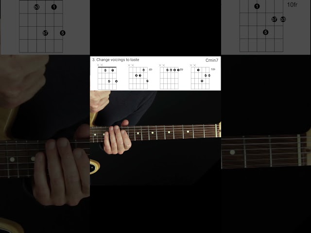 Quick steps to improvise jazz guitar chord melodies!