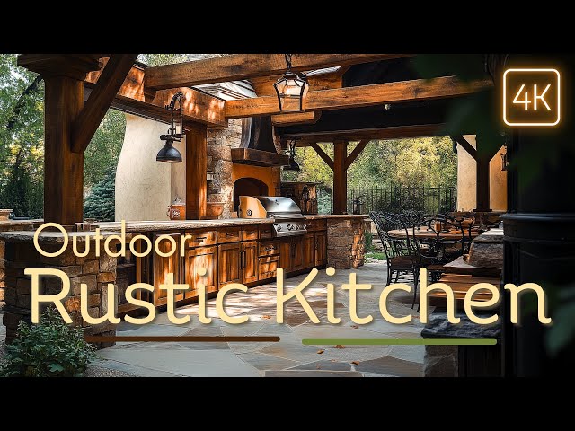 Rustic Outdoor Kitchen Ideas for Your Backyard  Retreat