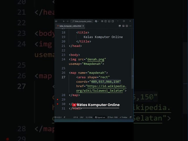 HTML Coords Attribute for Beginners: How to Create a Clickable Area in an Image