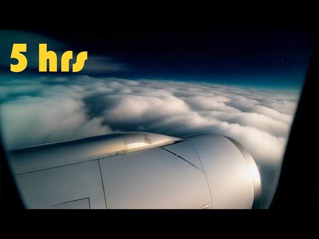5 Hours of Plane Engine Sounds for Sleep 😴 | Airplane Cabin Ambience for Deep Relaxation