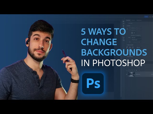 How to Change Backgrounds in Photoshop | Photoshop in 5 | Adobe Photoshop