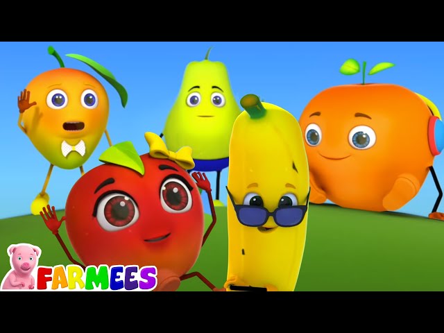 Five Little Fruits, Educational Video and Nursery Rhyme for Kids