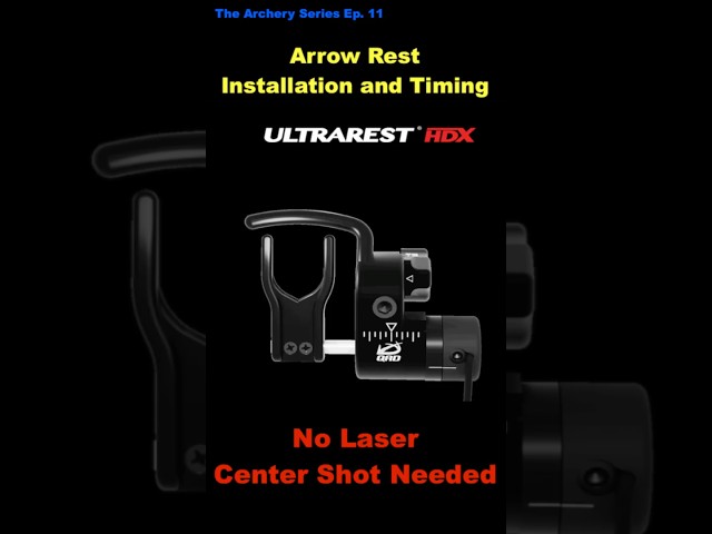 Ep. 11 - How to Install and Time a Drop-Away  Arrow Rest #truegritarchery # archery #bowtech