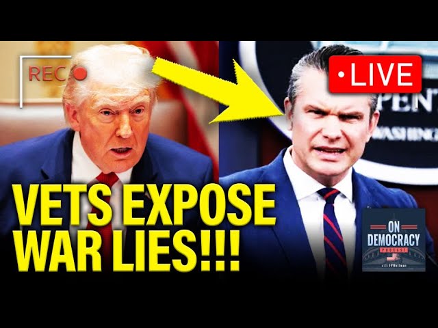 LIVE: Vets CALL BS on Trump IRAN WAR LIES | On Democracy