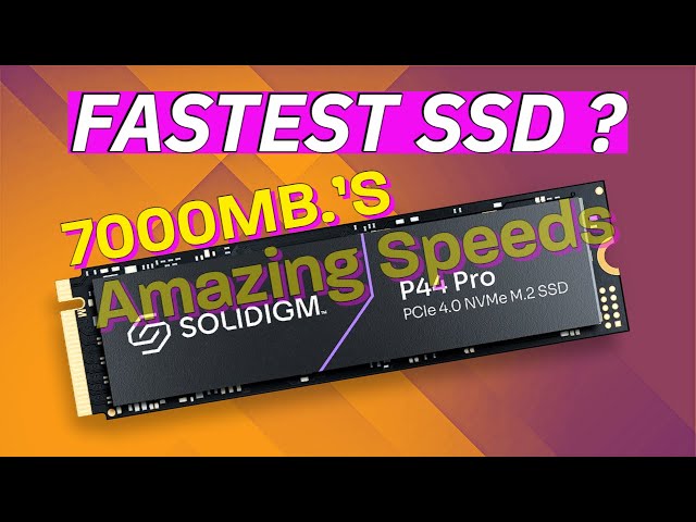 Fastest Gaming SSD ? Solidigm P44 Pro 2tb Nvme Review