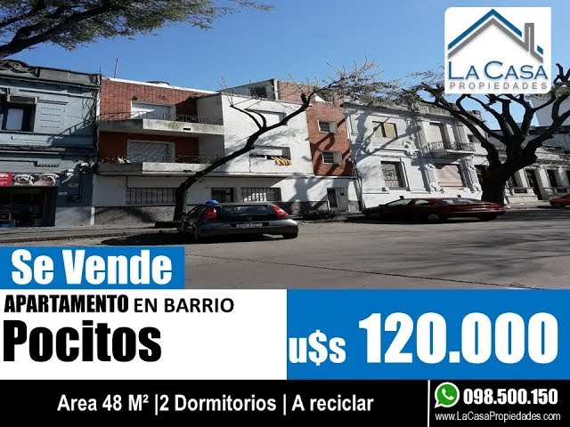 360° - En Venta: Apartamento de 2 dormitorios en Pocitos Cod Web: 1160