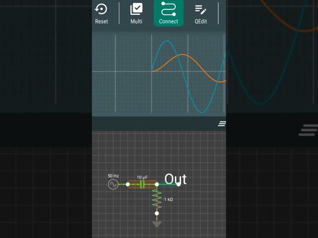 RC High pass filter circuit #circuit #electronics #filter #engineering #tech #technology